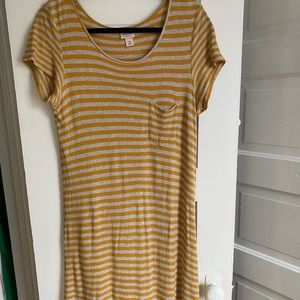 Target XL striped tshirt dress